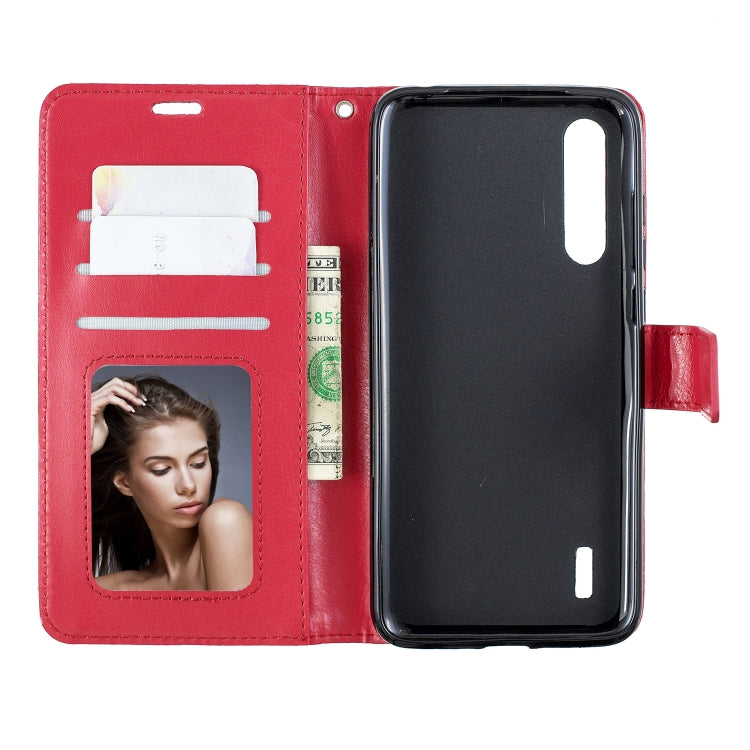 For Xiaomi Mi 9 Lite / CC9 Crazy Horse Texture Horizontal Flip Leather Case with Holder & Card Slots & Wallet & Photo Frame