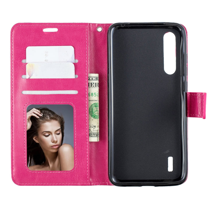 For Xiaomi Mi 9 Lite / CC9 Crazy Horse Texture Horizontal Flip Leather Case with Holder & Card Slots & Wallet & Photo Frame