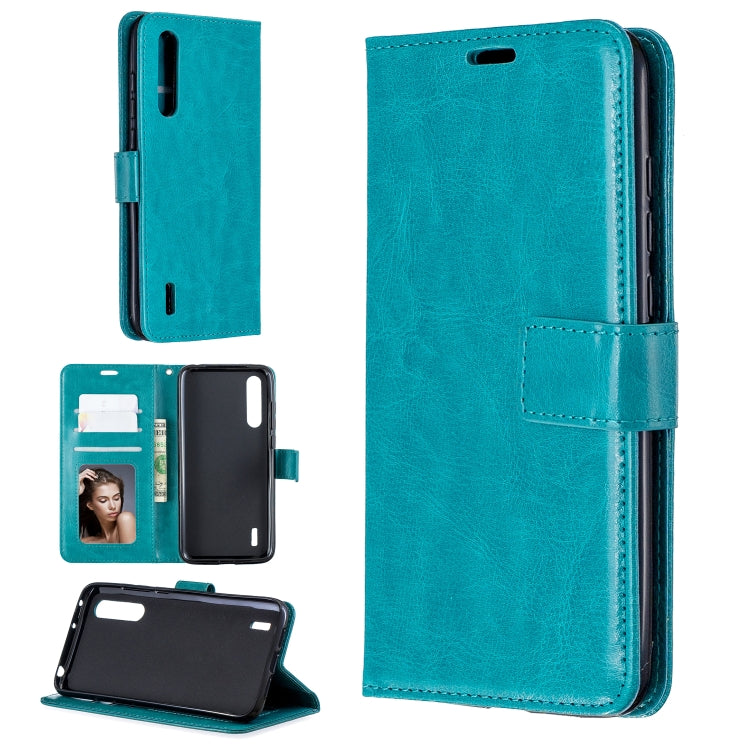 For Xiaomi Mi 9 Lite / CC9 Crazy Horse Texture Horizontal Flip Leather Case with Holder & Card Slots & Wallet & Photo Frame