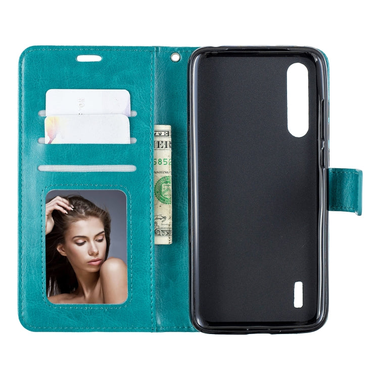 For Xiaomi Mi 9 Lite / CC9 Crazy Horse Texture Horizontal Flip Leather Case with Holder & Card Slots & Wallet & Photo Frame