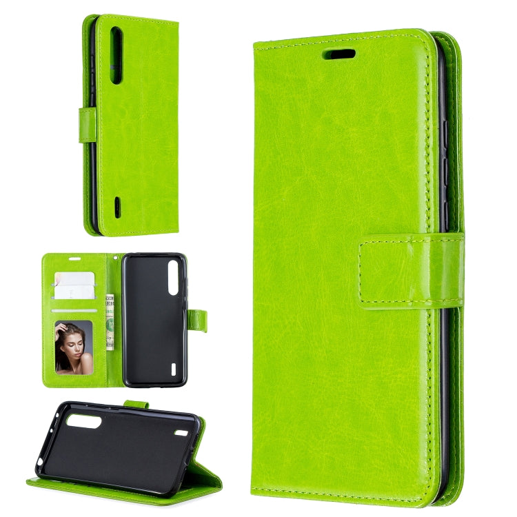 For Xiaomi Mi 9 Lite / CC9 Crazy Horse Texture Horizontal Flip Leather Case with Holder & Card Slots & Wallet & Photo Frame
