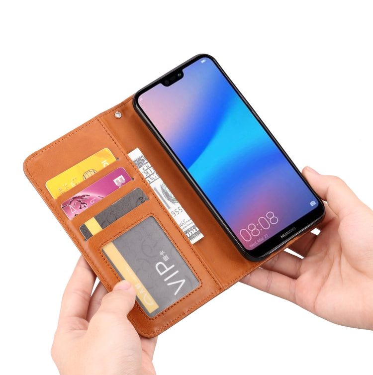 For Xiaomi Mi 9 Pro 5G   Knead Skin Texture Horizontal Flip Leather Case with Photo Frame & Holder & Card Slots & Wallet