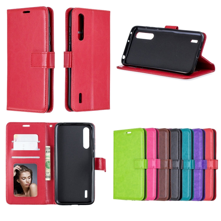 For Galaxy A10s  Crazy Horse Texture Horizontal Flip Leather Case with Holder & Card Slots & Wallet & Photo Frame