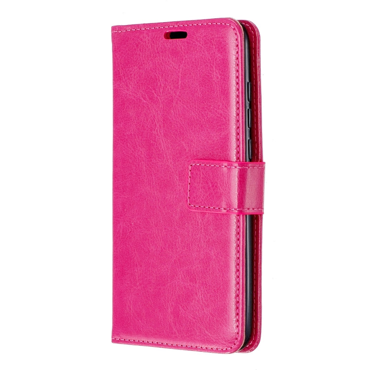 For Galaxy A10s  Crazy Horse Texture Horizontal Flip Leather Case with Holder & Card Slots & Wallet & Photo Frame