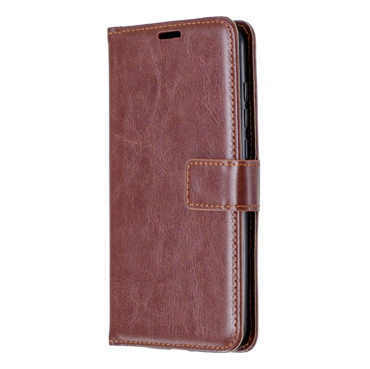 For Galaxy A10s  Crazy Horse Texture Horizontal Flip Leather Case with Holder & Card Slots & Wallet & Photo Frame