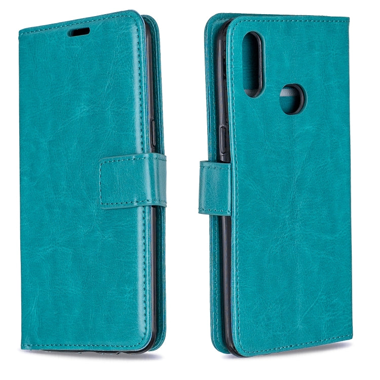 For Galaxy A10s  Crazy Horse Texture Horizontal Flip Leather Case with Holder & Card Slots & Wallet & Photo Frame