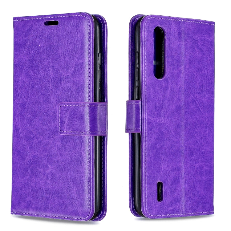 For Galaxy A10s  Crazy Horse Texture Horizontal Flip Leather Case with Holder & Card Slots & Wallet & Photo Frame