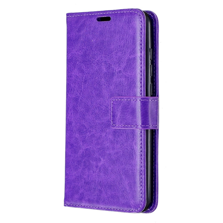 For Galaxy A10s  Crazy Horse Texture Horizontal Flip Leather Case with Holder & Card Slots & Wallet & Photo Frame