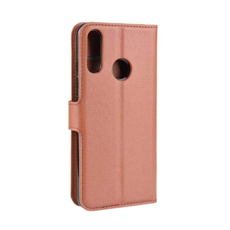 For MOTO E6 Plus Litchi Texture Horizontal Flip Leather Case with Wallet & Holder & Card Slots