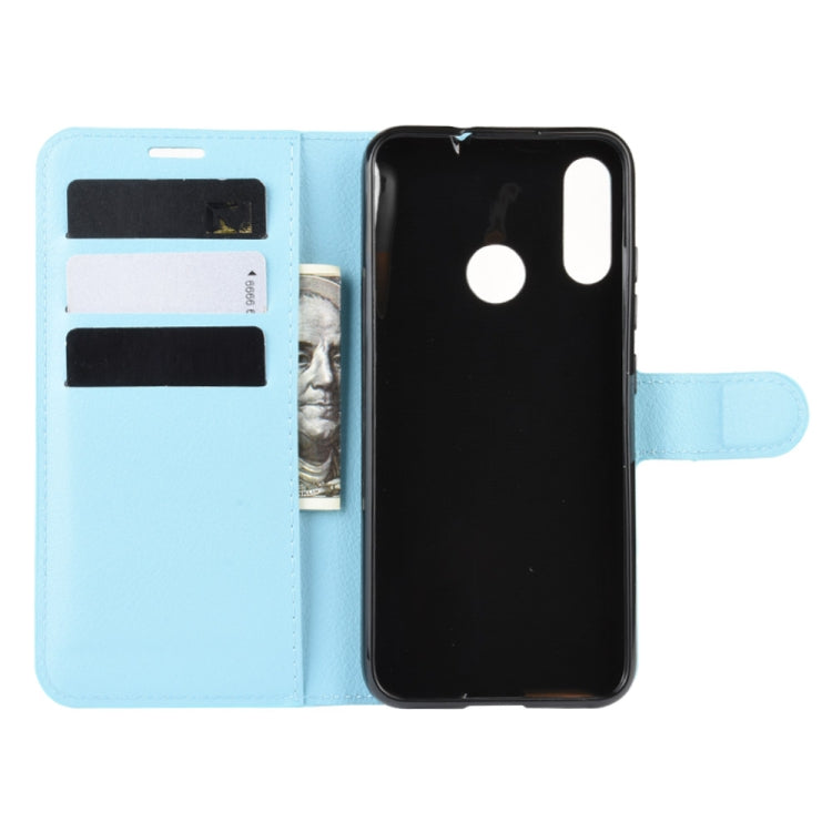 For MOTO E6 Plus Litchi Texture Horizontal Flip Leather Case with Wallet & Holder & Card Slots