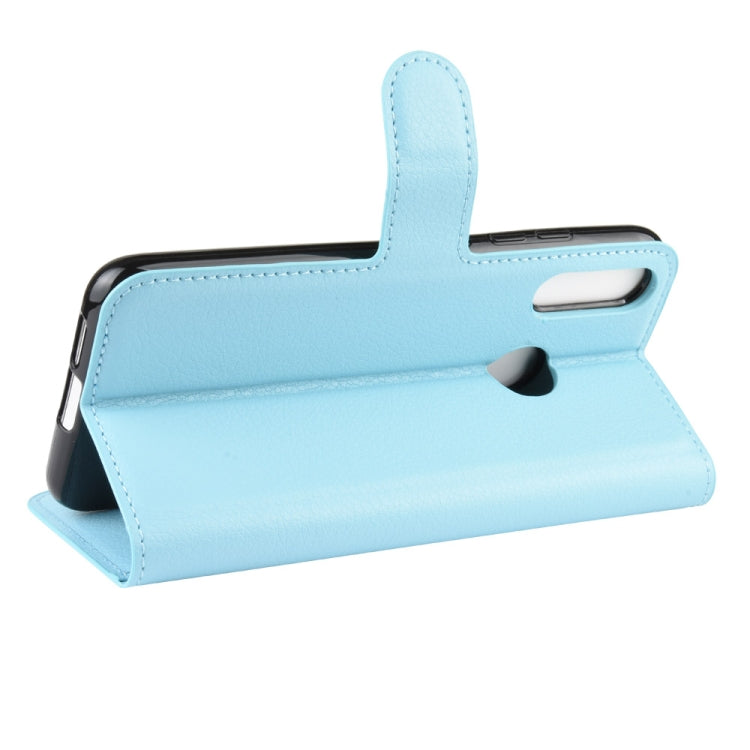 For MOTO E6 Plus Litchi Texture Horizontal Flip Leather Case with Wallet & Holder & Card Slots