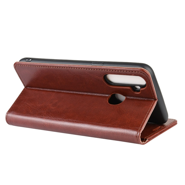 For OPPO Realme 5 Pro R64 Texture Single Fold Horizontal Flip Leather Case with Holder & Card Slots & Wallet