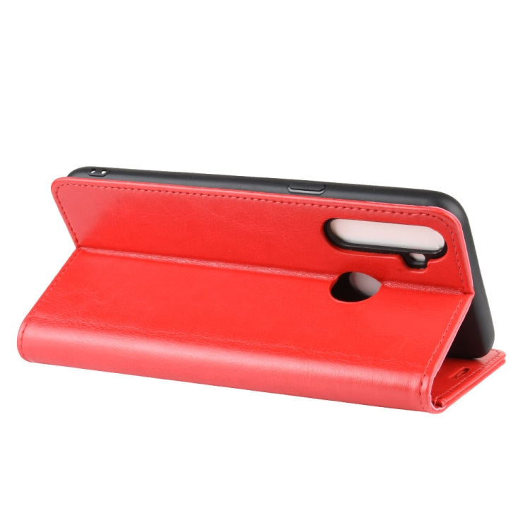 For OPPO Realme 5    R64 Texture Single Fold Horizontal Flip Leather Case with Holder & Card Slots & Wallet