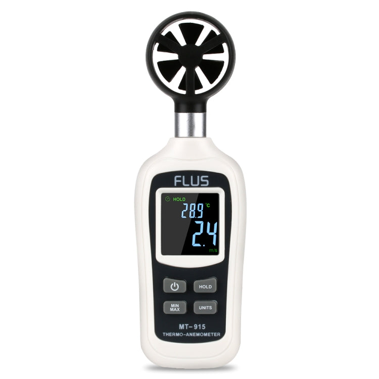 FLUS MT-915 Portable Anemometer Thermometer Mini Wind Speed Gauge Meter Anemometro Windmeter LCD Display Digital Handheld Tester