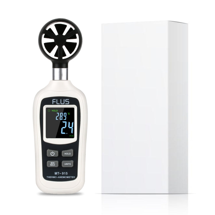 FLUS MT-915 Portable Anemometer Thermometer Mini Wind Speed Gauge Meter Anemometro Windmeter LCD Display Digital Handheld Tester