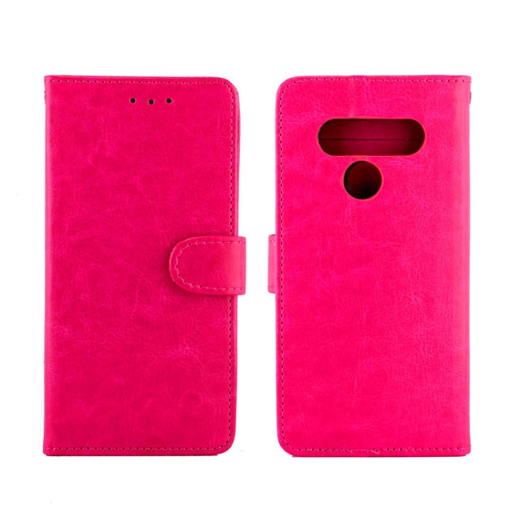 For LG V50/ThinQ 5G Crazy Horse Texture Horizontal Flip Leather Case with Holder & Card Slots & Wallet & Photo Frame