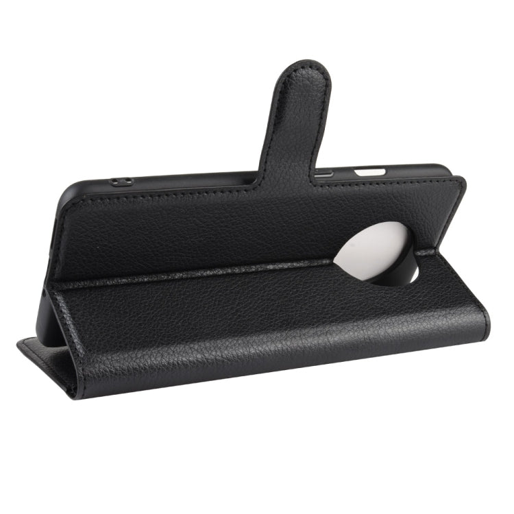 For Oneplus 7T  Litchi Texture Horizontal Flip Leather Case with Wallet & Holder & Card Slots