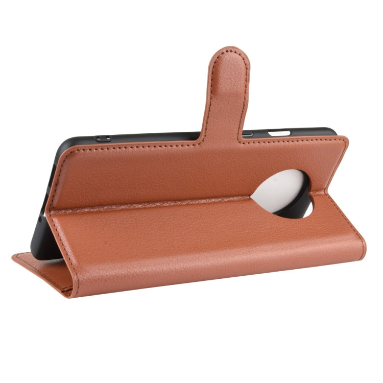 For Oneplus 7T  Litchi Texture Horizontal Flip Leather Case with Wallet & Holder & Card Slots