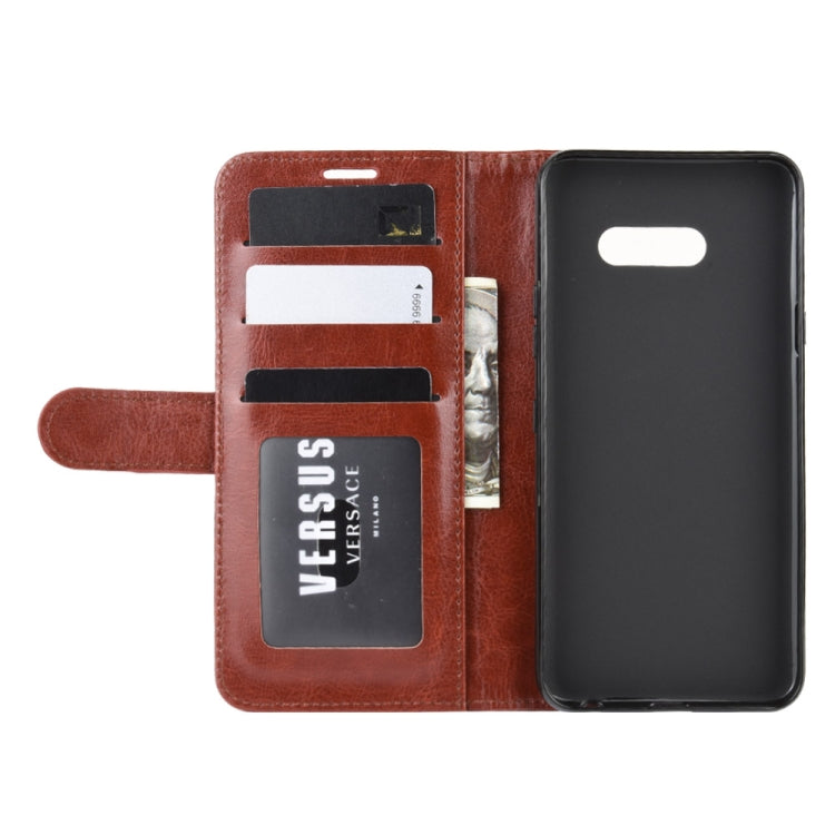For LG G8X ThinQ   R64 Texture Single Fold Horizontal Flip Leather Case with Holder & Card Slots & Wallet