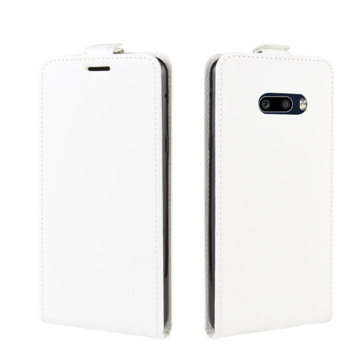 For LG G8X ThinQ  Crazy Horse Vertical Flip Leather Protective Case