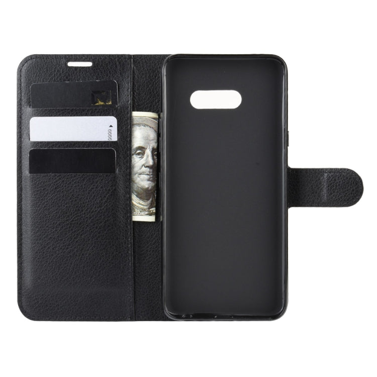 For LG G8X ThinQ   Litchi Texture Horizontal Flip Leather Case with Wallet & Holder & Card Slots