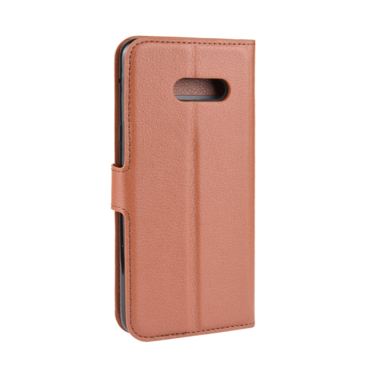 For LG G8X ThinQ   Litchi Texture Horizontal Flip Leather Case with Wallet & Holder & Card Slots