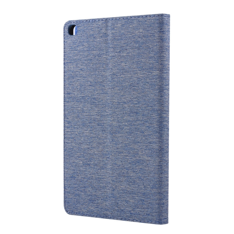 For Galaxy Tab A8.0  T290 / T295 (2019) Cloth Teature Horizontal Flip PU Leather Case with with Holder & Card Slots