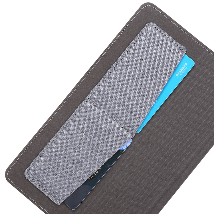 For Galaxy Tab A8.0  T290 / T295 (2019) Cloth Teature Horizontal Flip PU Leather Case with with Holder & Card Slots