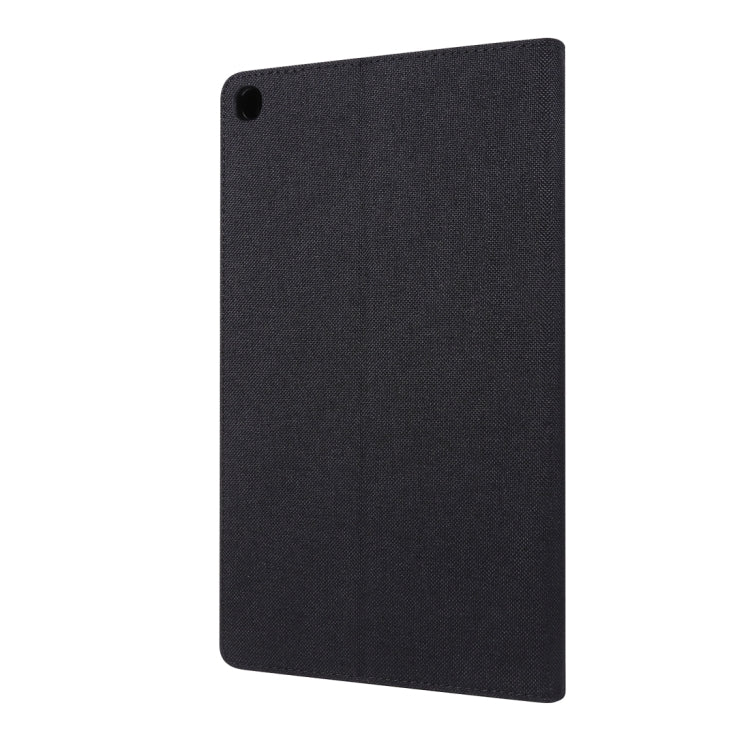 For Galaxy Tab a 10.1 (2019) T510 /T515 Cloth Teature Horizontal Flip PU Leather Case with with Holder & Card Slots