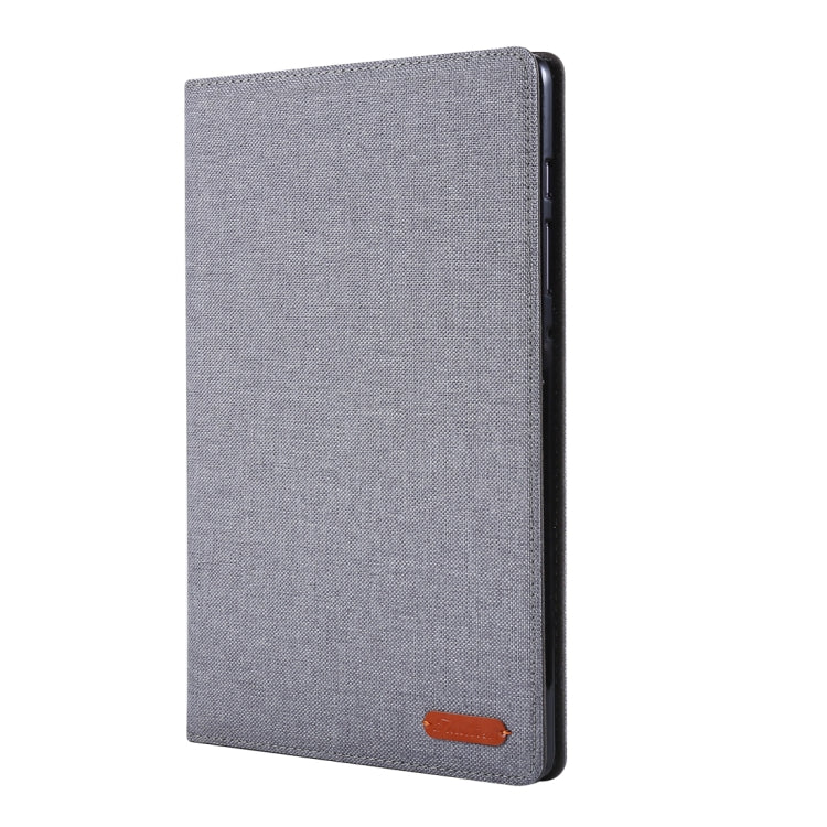 For Galaxy Tab S6 / T860 / T865 Cloth Teature Horizontal Flip PU Leather Case with with Holder & Card Slots & Pen Slot