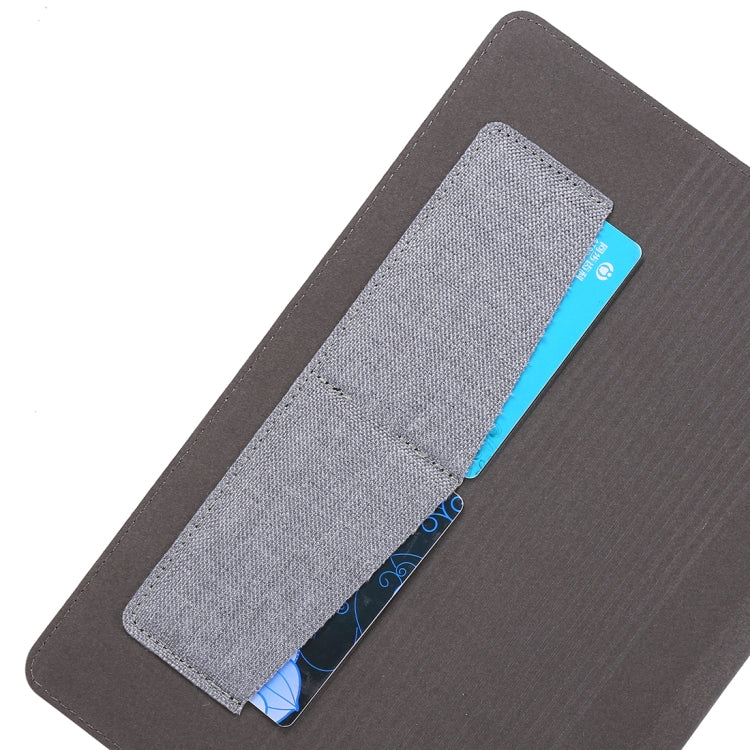For Galaxy Tab S6 / T860 / T865 Cloth Teature Horizontal Flip PU Leather Case with with Holder & Card Slots & Pen Slot