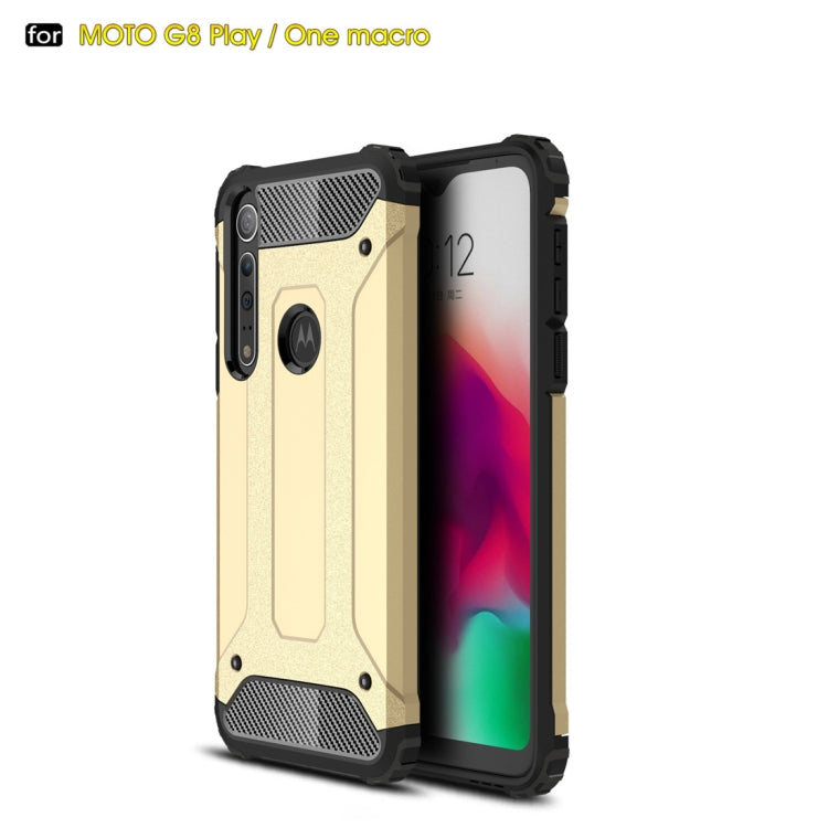 For Moto G8 Play Magic Armor TPU + PC Combination Case