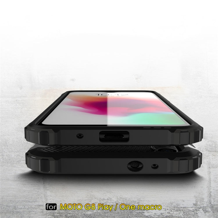 For Moto G8 Play Magic Armor TPU + PC Combination Case