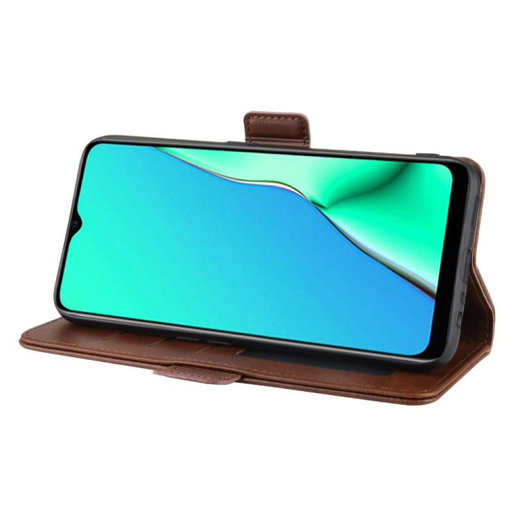 For OPPO A9 (2020) Dual-side Magnetic Buckle Horizontal Flip Leather Case with Holder & Card Slots & Wallet & Photo Frame