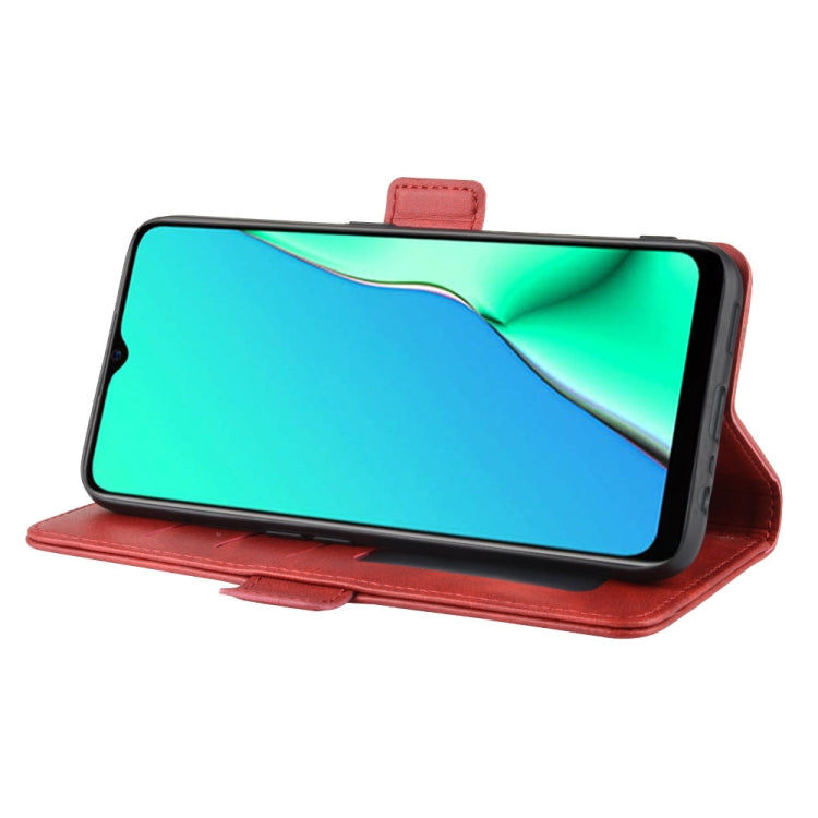 For OPPO A9 (2020) Dual-side Magnetic Buckle Horizontal Flip Leather Case with Holder & Card Slots & Wallet & Photo Frame