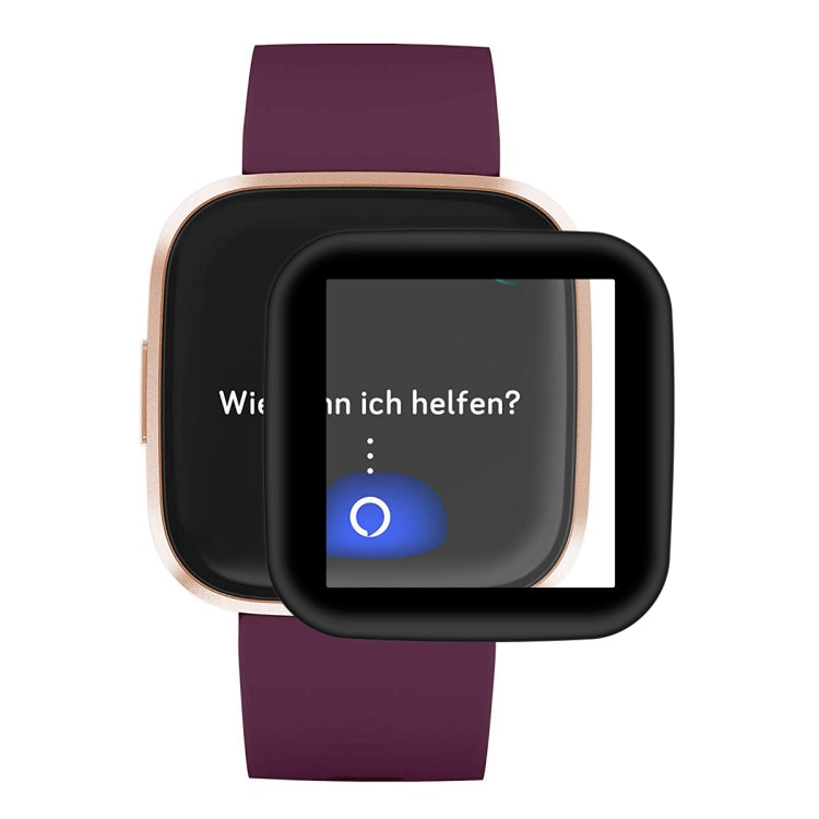 For Fitbit Versa 2 (2019) ENKAY Hat-prince 3D Full Screen Soft TPU Edge + Soft Glass HD Screen Protector Film