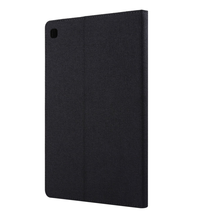 For Galaxy Tab S5e T720 / T725 Cloth Teature Horizontal Flip PU Leather Case with with Holder & Card Slots