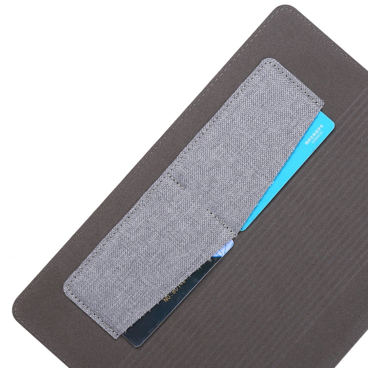 For Galaxy Tab S5e T720 / T725 Cloth Teature Horizontal Flip PU Leather Case with with Holder & Card Slots