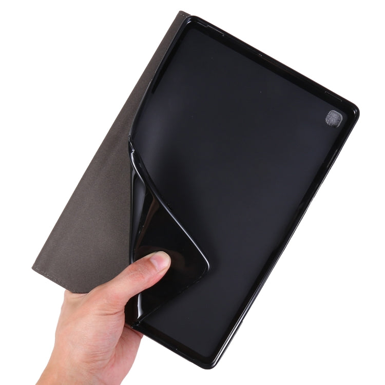 For Galaxy Tab S5e T720 / T725 Cloth Teature Horizontal Flip PU Leather Case with with Holder & Card Slots