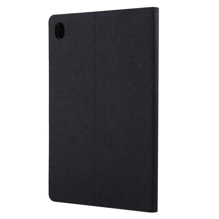 For Huawei MediaPad M6 10.8 Cloth Teature Horizontal Flip PU Leather Case with with Holder & Card Slots