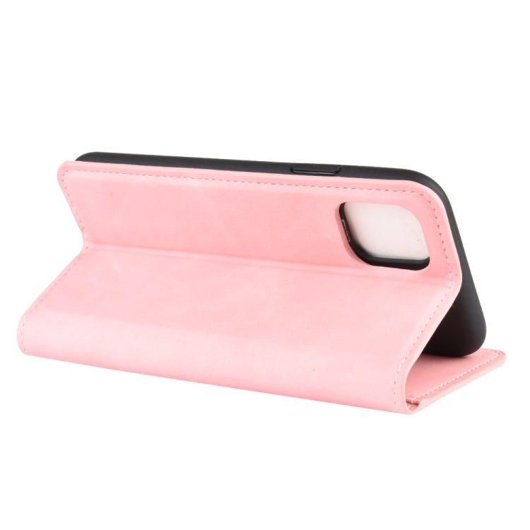 For iPhone 11 Pro Retro-skin Business Magnetic Suction Leather Case with Purse-Bracket-Chuck