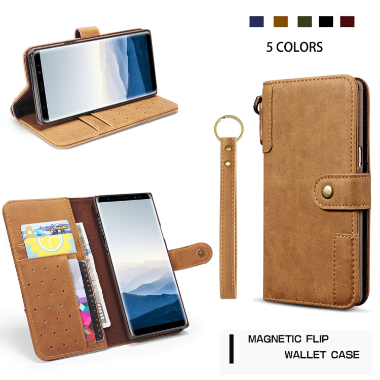 For Galaxy S10 Plus Cowhide Texture Horizontal Flip Leather Case with Holder & Card Slots & Wallet & Lanyard