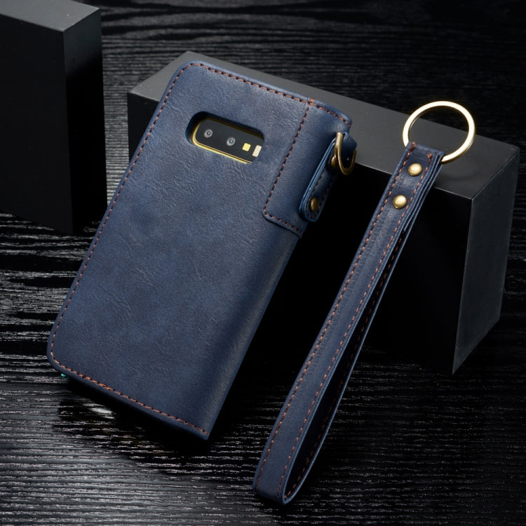 For Galaxy S10 Plus Cowhide Texture Horizontal Flip Leather Case with Holder & Card Slots & Wallet & Lanyard