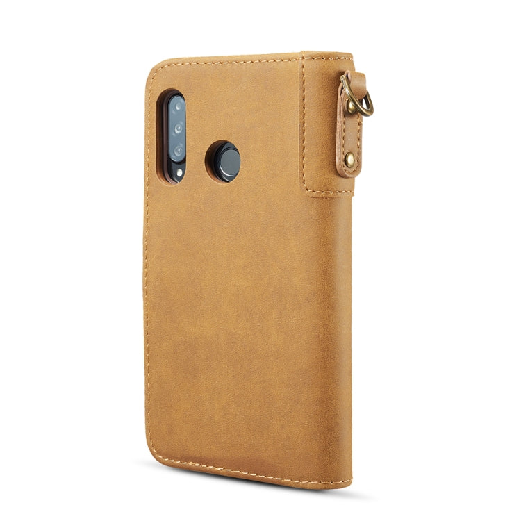 For Huawei Nova 4e Cowhide Texture Horizontal Flip Leather Case, with Holder & Card Slots & Wallet & Lanyard