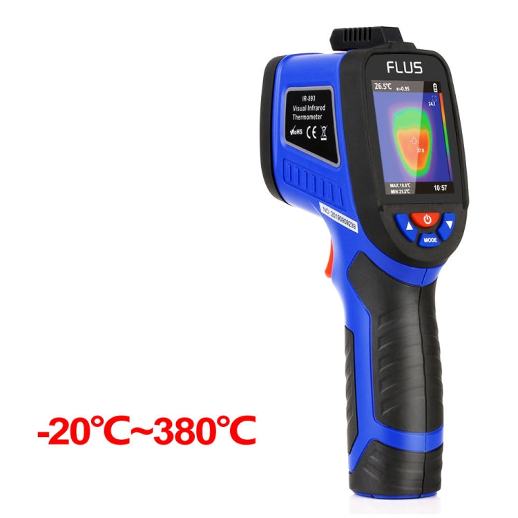 FLUS IR-893 -20ï½ž380â„ƒ Handheld Camera Portable Infrared Thermometer Temperature meter