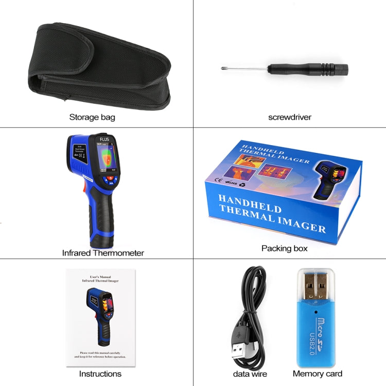 FLUS IR-893 -20ï½ž380â„ƒ Handheld Camera Portable Infrared Thermometer Temperature meter
