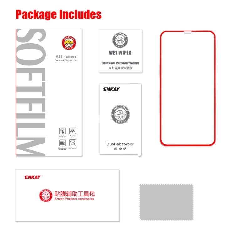 For iPhone 11 / XR Hat-Prince 0.2mm 9H Surface Hardness 3D Titanium Alloy Curved Edge Explosion-proof Tempered Glass Screen Protector
