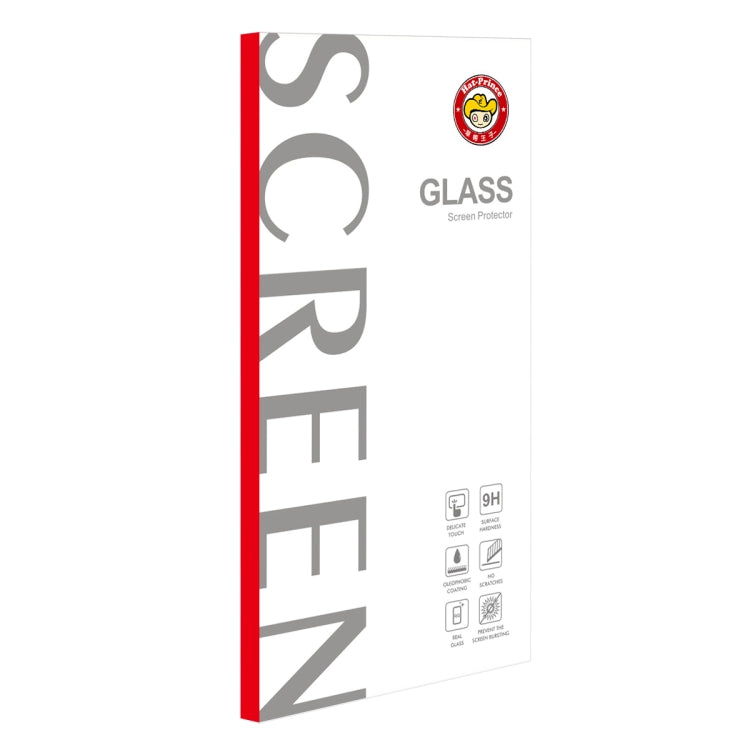 For iPhone 11 Pro / iPhone XS / iPhone X Hat-Prince 0.2mm 9H Surface Hardness 3D Titanium Alloy Curved Edge Explosion-proof Tempered Glass Screen Protector