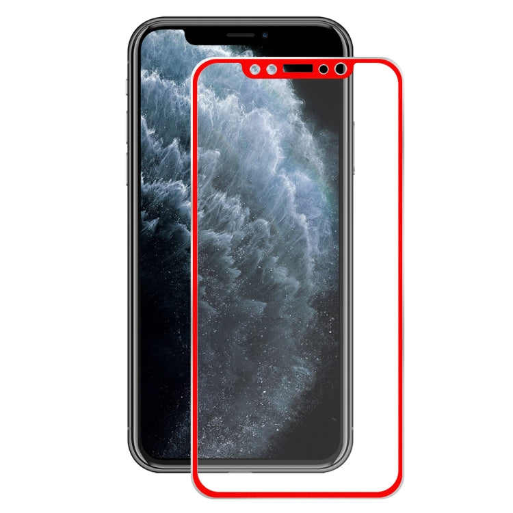 For iPhone 11 Pro / iPhone XS / iPhone X Hat-Prince 0.2mm 9H Surface Hardness 3D Titanium Alloy Curved Edge Explosion-proof Tempered Glass Screen Protector