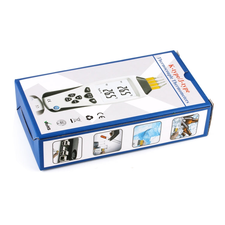 FLUS ET-959 Humidity Type K J Thermometer Handheld Portable Digital Non-contact With Thermocouple Proble Hygrometer Temperature Meter